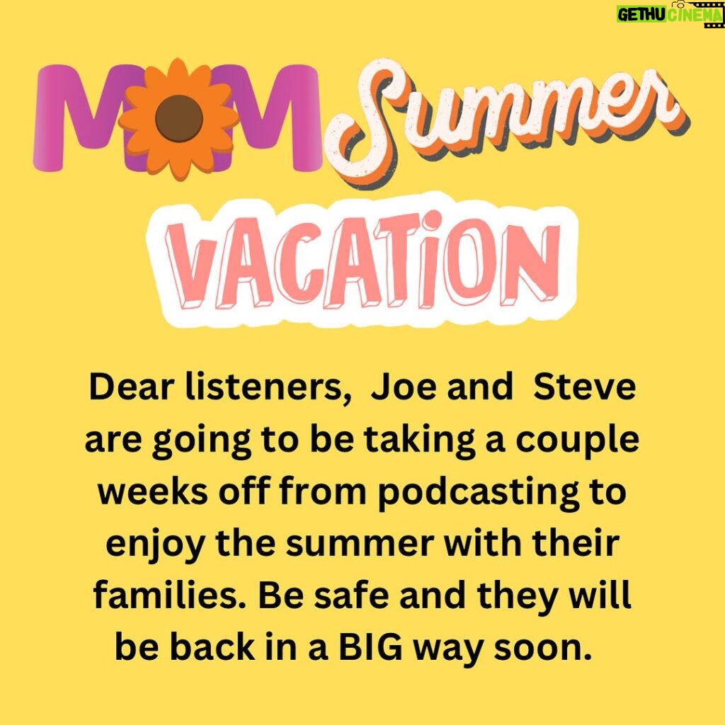 Joe Gatto Instagram - We are taking a little break this summer to chill. Be back soon friends. Have a great summer.