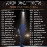 Joe Gatto Instagram – All Fall tour dates are now on sale!  It’s been a blast performing for all the fans who have come out to support me and laugh together. Excited to come back strong after taking the summer off and hit so many great cities. Tickets available at www.JoeGattoOfficial.com or click the link in the bio.