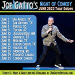 Joe Gatto Instagram – Here’s all my June tour dates friends. Excited to hit some really cool cities I’ve never been to before. Hope to see you there. 

Link in bio for tix or go to JoeGattoOfficial.com