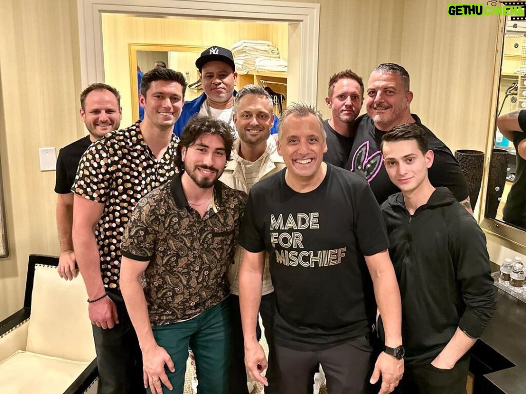 Joe Gatto Instagram - Had a wonderful time celebrating my birthday with this amazing group of gentlemen. Appreciate all the laughs we had together this week in Vegas and happy to know each and every one. Thanks for making the time for a midweek hang. Palpable energy. Looking forward to seeing how 47 goes. Las Vegas, Nevada