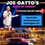 Joe Gatto Instagram - What a ride this “Night of Comedy” tour has been. I can’t believe that. I’m getting to film my first solo comedy special. A goal of mine since I started this thing two years ago. Please come be part of the night in my hometown of Long Island, New York at the legendary Paramount Theatre. Tickets at joegattoofficial.com. Or on Ticketmaster. Or link in bio.