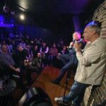 Joe Gatto Instagram - A great thrill to have @joe_gatto join me for a Crowd Work Taping last night at @nycomedyclub We are both excited that our podcast @twocoolmomspod will finally be back on @iheartradio shortly. it’s been a minute but we couldn’t be happier to have a home for our pod. All my Crowd Work Specials and a LIVE Two Cool Moms are all available @punchuplive for FREE! LINK IN BIO! Times Square, New York City