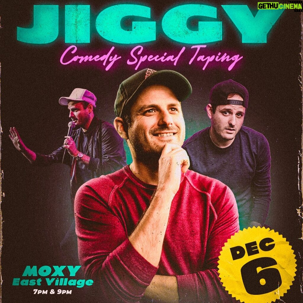 Joe Gatto Instagram - Honored to be on board to direct @jiggycomedy first special. He is such a talented and genuine stand up that I am so excited to help showcase his funny. If you want to come to the taping on Dec 6th in NYC, go to his profile for tickets. It’s going to be a great night. Moxy NYC East Village