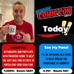 Joe Gatto Instagram – Today at @newyorkcomiccon

1:30PM  Signing & photo ops
Room 1A01

6PM  Panel Room 401 Jacob Javitz Convention Center