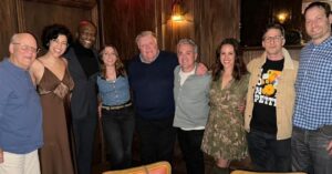 Joe Lo Truglio Instagram - The squad a had a great time last night.  I’m a lucky dog to have all of these wonderful, funny, kind people still in my life.  Many stories, many laughs, a few tears, sometimes both at the same time.  Like it should be.  NINE-NINE! ❤️