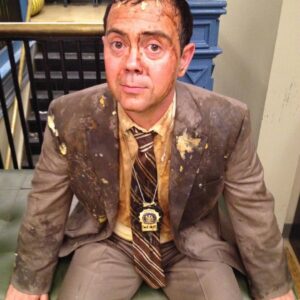 Joe Lo Truglio Instagram - Charles Boyle taught me that unbridled affection is not a weakness, it’s a superpower. You can mope, say dumb things, be a predictable fool and still be loved. Intimacy is your greatest ally. Don’t be afraid to fall, you’ve got friends who will pick you up. That guy’s a champ. He’s sweet but knows what’s up. He’s smarter than he leads on. He spouts innuendo like a busted fire hydrant, but only so everyone can play in the spray. I wish I had his moxie. 💕#brooklyn99