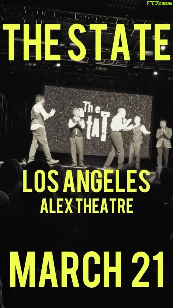 Joe Lo Truglio Instagram - We’re back for another show here! MARCH 21st at the Alex Theater. 🔺Tickets at the-state.com🔺