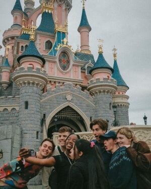 Joe Locke Instagram - I get why they call it the happiest place on earth now 
-
Thankyou for having us @disneylandparis @disneyparksuk 
#disneylandparis30 
#gifted