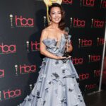 Joe Manganiello Instagram - The grand finale of the evening was The Timeless Beauty Award. Actress Ming-Na Wen was honored by longtime friends Joe Manganiello and Chaz Dean. As Joe said, “Congratulations on the “Reverse-Aging Award!” ♥️🙏 @mingna_wen @joemanganiello @chazdean #timelessbeauty #hollywoodbeautyawards Photos by @johnphotography Hollywood