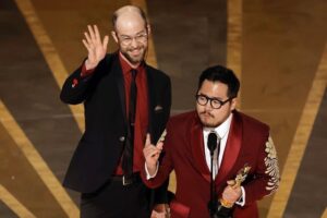 Joe Russo Instagram - We couldn’t be more proud of Daniel Kwan, Daniel Scheinert and the entire EEAAO cast and crew. This is an astounding accomplishment that reflects all the hard work, fierce passion, and immense talent that they poured into this beautiful film.