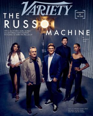 Joe Russo Instagram - After premiering our first film, “Pieces” at the 1997 Slamdance Film Festival — Variety’s review called it “needlessly arty and obscure”. How the hell did these two paisans get here…

Thank you Mr. Adam Vary, and thank you @variety for this honor. 

We love you, @priyankachopra @prattprattpratt, and @zoesaldana. 

Link in bio.