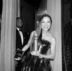 Joe Russo Instagram - A GIANT congratulations to the EEAAO team! Especially the incredibly talented Michelle Yeoh and Ke Huy Quan. The Golden Globes couldn’t have gone to two more deserving, hard working, and amazing human beings. Much love from us to you…