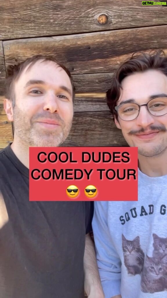 Joey Bragg Instagram - We’re on tour, baby! Come see us tell jokes and get a free high five afterwards wow what a deal! 😄Request us at your local university or theater of comedy club if you don’t see your city listed! @taylorcomedy + @joeybragg = 😎😎 @louisvillecomedy @spokanecomedy @tacomacomedyclub @bainbridgeperformingarts @irvineimprov @levityoxnard @tempeimprov @laughshopyyc @skylinecomedy @tempeimprov #joeybragg #taylorwilliamson #livandmaddie #agt #taylords #standup #standupcomedy