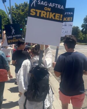 Joey Bragg Instagram - As the great Miley Cyrus once said, “Always gonna be an uphill battle.” #SagAftraStrong #SagAftraStrike