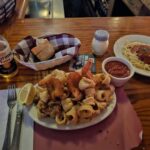 Joey Diaz Instagram - Rudy’s Cliffside Park….,…..The Goods!! Calamari and shrimp…(Well done) and some Pasta …Like a DR!!!!