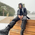 Joey Essex Instagram - Have you ever seen snow on palm tree’s before? 🥶❄️🌴