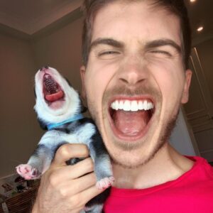 Joey Graceffa Instagram - At least my puppy laughs at my jokes...
