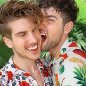 Joey Graceffa Instagram - please enjoy this delicious bowl of fruity pebbles 🥝🥣🍒🥛🍌 comment your favorite fruit emojis!