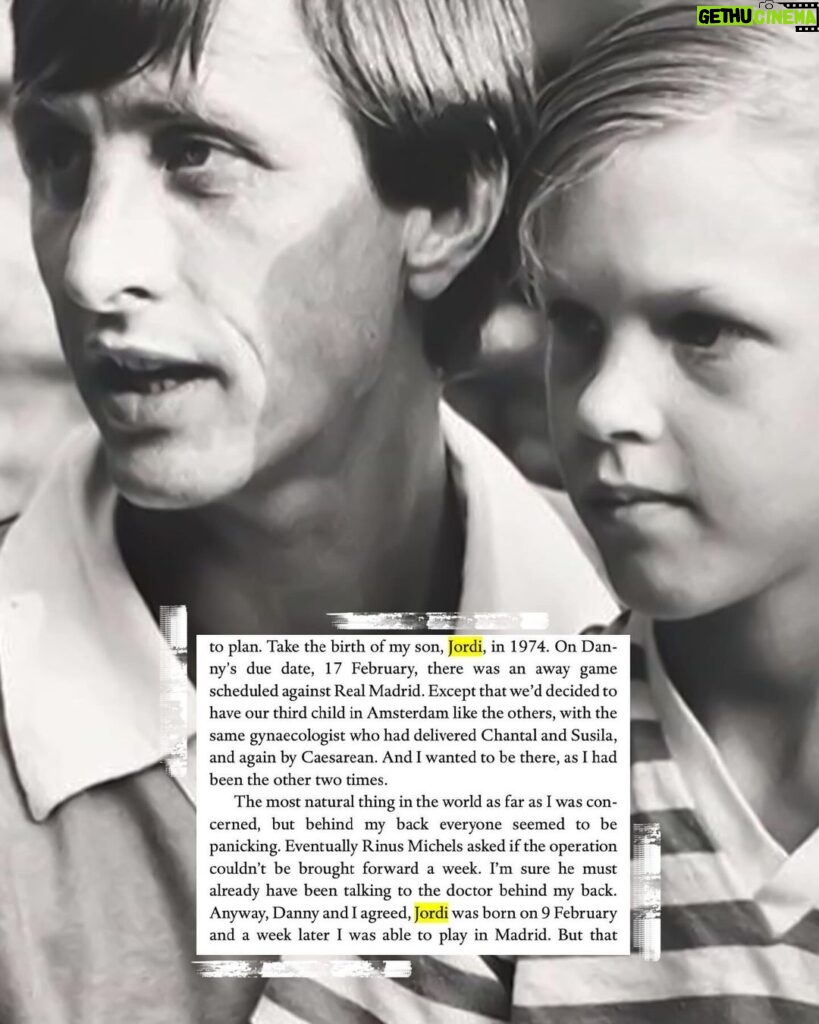 Johan Cruijff Instagram - Happy forty-ten, @jordicruyff! 🎂 #CruyffLegacy #CruyffLibrary #Autobiography #MyTurn