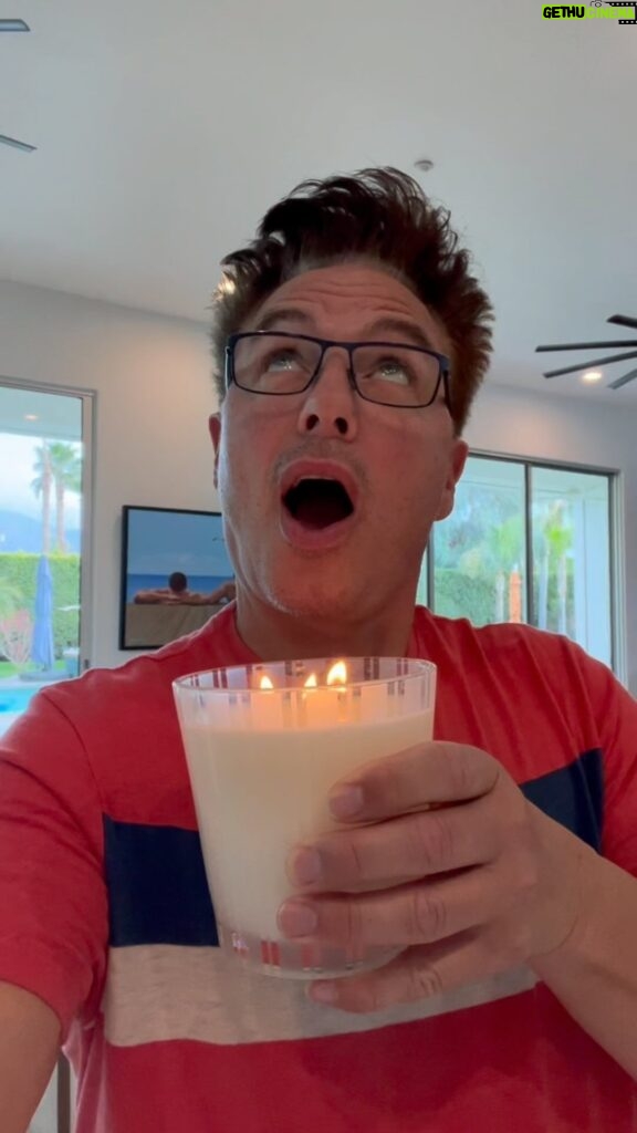 John Barrowman Instagram - If you have pets you will understand. This is not an add! I just like the smell of the candle! Trying new reels. . #house #tips #lgbtqia #pets #candles #kitchen #love #trendingaudio #trending #trendingreels #music #puppies #animals #palmsprings Palm Springs, California