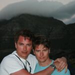 John Barrowman Instagram - My husband will hate me for telling you this but today April 2nd he turns 60. Wish him a happy birthday. @scottmale and enjoy these pictures. Jb . . #love #husband #lgbtqia #lgbtq #60 #happybirthday #husband #palmsprings #young #stud Palm Springs, California
