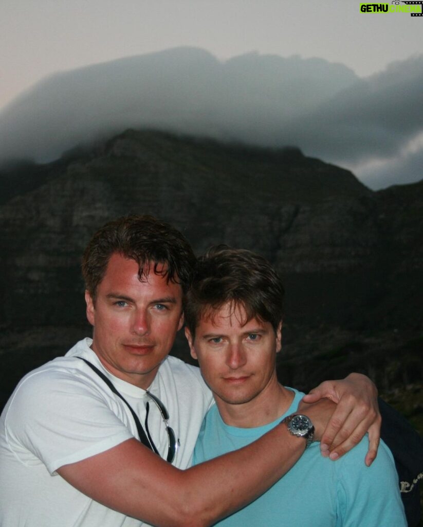 John Barrowman Instagram - My husband will hate me for telling you this but today April 2nd he turns 60. Wish him a happy birthday. @scottmale and enjoy these pictures. Jb . . #love #husband #lgbtqia #lgbtq #60 #happybirthday #husband #palmsprings #young #stud Palm Springs, California