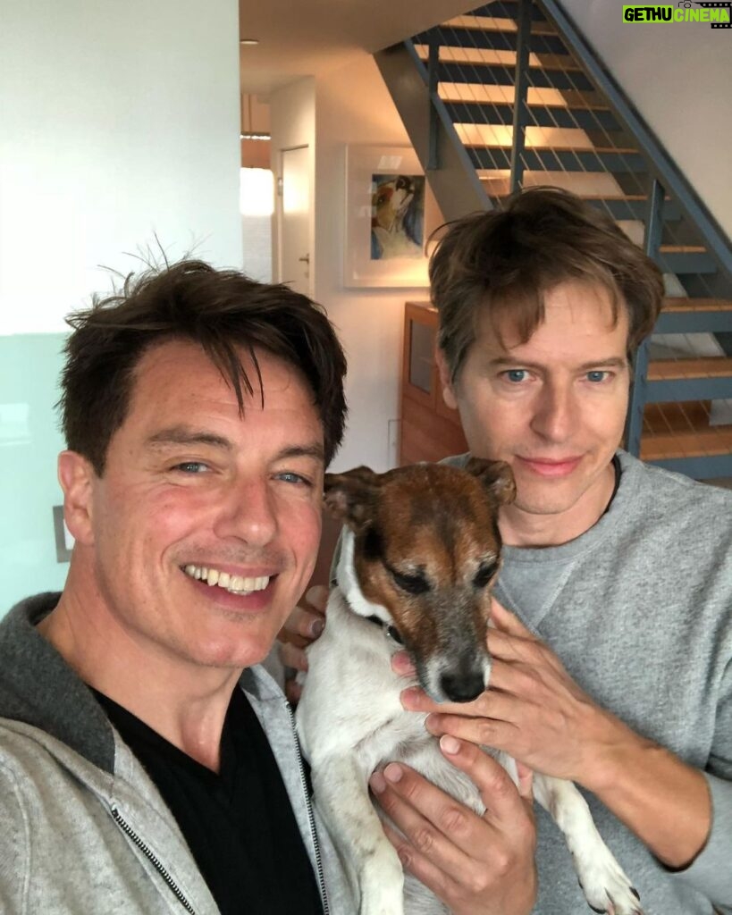 John Barrowman Instagram - My husband will hate me for telling you this but today April 2nd he turns 60. Wish him a happy birthday. @scottmale and enjoy these pictures. Jb . . #love #husband #lgbtqia #lgbtq #60 #happybirthday #husband #palmsprings #young #stud Palm Springs, California