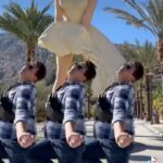 John Barrowman Instagram – Stepping into Saturday watched by an icon.
.
.
#tingtingtangting #dancechallenge #lgbtqia #marilynmonroe #dance #trending #music #palmsprings Palm Springs, California