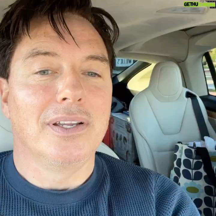 John Barrowman Instagram - Gina Bing Bong @vinovichbrett wanted to listen to my new album Centre Stage when we went to Costco and he wanted to say something to y’all . . #lgbtqia #lgbtq #centrestage #album #sing #bff #bingbong @westway.music #outnow @spotify Palm Springs, California