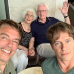 John Barrowman Instagram - Our Dad is 90 Years young today. I asked him what’s next? He said ‘I’m going for 100!’ My dad never complains, always gives good advice, looks after his family, still jokes, makes my mum laugh every day and he drinks a good whiskey every night. That’s how to live life! We love you dad. . Send your messages in the comments and I will read them tonight at dinner. . #birthday #dad #family #palmsprings #love Palm Springs, California