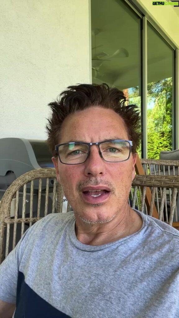 John Barrowman Instagram - Enjoy this live broadcast after the storm. Palm Springs is cut off from the rest of CA. On a lighter note can you guess who’s hairy bum hole we saw yesterday? Put your answers in the comments. No one was offended during the hairy bum hole reveal. . #palmsprings #love #tropicalstorm #lgbtqia #bumhole #hairy Palm Springs, California