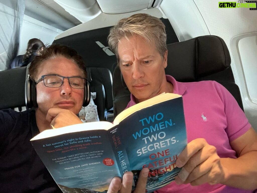 John Barrowman Instagram - All Her Secrets…! The brilliant new suspense novel by my ultra talented sister-in-law Jane Shemilt is finally here! I think it’s her best yet - despite my involvement in the gruelling research carried out on the beaches and in the restaurants of Paxos where it is set. A great holiday read - though beware - you will not be able to put it down once you start!! @johnscotbarrowman . . #janeshemilt #authorsofig #authorssupportingauthors #thrillerbooks #thrillerbooksofig #psychologicalthriller #thrillerauthor #thrillerwriter #authorlife #suspensewriter #writersroutine #bestsellingauthor #suspensefiction #mustreadbooks #sundaytimesbestseller #crimereads #psychologicalsuspense #thrillerreads #lifeofanauthor #harperfiction DFW Airport