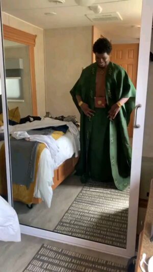 John Boyega Instagram - This is how you get as an actor when you try on your costume. Giddy! The costume supported what i wanted to do with this character. 😅☺️☺️☺️ A set full of joy @womankingmovie

Rare moments captured by @vivacious_vee ❤