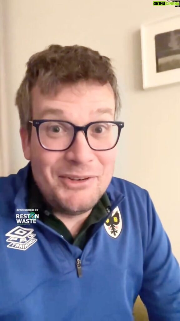 John Green Instagram - 😅 @johngreenwritesbooks has given it the seal of approval! #AFCW | Sponsored by @restonwaste 🟡🔵