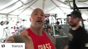 John Krasinski Instagram - Memorial Day murph!  @therock