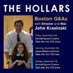 John Krasinski Instagram - Boston!!! Lets do this!!!! If you have tix to any of the 3 screenings listed, I'll see you there!!!! #TheHollars