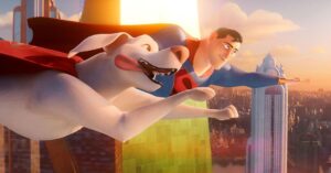 John Krasinski Instagram - Always wanted to do a buddy movie with @TheRock .  Well, these are the roles we were born to play! (FYI... DJ’s the one with the tongue) @dcleagueofsuperpets !!!