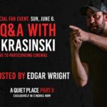 John Krasinski Instagram - Alright London... you asked for it! This Sunday night join me for a live Q&A with none other than mr. @edgarwright !!! And if you can’t make it to London? No worries! We’re streaming to over 230 theaters around the UK! http://www.aquietplacemovie.co.uk/johnkrasinskiqa/?tickets