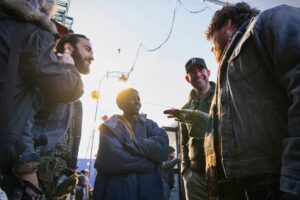 John Krasinski Instagram - Requisite photo of slate on day 1… this time with a twist!  So honored to be there day 1 of @aquietplacemovie DAY ONE with the maestro Michael Sarnoski and legendary @lupitanyongo Cannot wait to see what magic they conjure in this one!