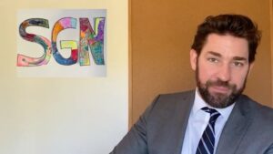 John Krasinski Instagram - Episode 7 of @somegoodnews is here and well... we ‘Love’ it!! #SGNlove #SGNwedding 
Link to full episode in bio!!