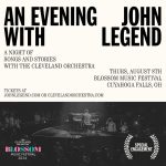 John Legend Instagram - Join me in my home state of Ohio on August 8th for a special evening of songs & stories with the @cleveorch! Sign up for pre-sale access now at johnlegend.com. Tickets on sale this Friday, March 1st.