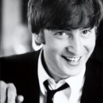 John Lennon Instagram - What's your favourite song from the early Beatles ‘black and white’ era? Photos: John Lennon making faces to Max Scheler in a break from filming 'A Hard Days Night' on a train between London Paddington and Minehead, UK, March 1964