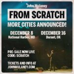 John Mulaney Instagram - More tour dates announced. Pre-sale code SCRATCH. Tickets at JOHNMULANEY.COM