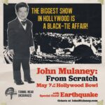 John Mulaney Instagram - Hey Gang! Dress sharp and come see me and my special guest @therealearthquake on May 7th at the Hollywood Bowl. Pre-sale begins this Wednesday, April 6 at 10AM local with code SCRATCH. Tickets at JOHNMULANEY.COM. Formal wear encouraged. 🎩👗 @netflixisajoke @hollywoodbowl