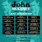 John Mulaney Instagram - More shows just announced. Pre-sale begins this Wednesday, April 6 at 10AM local with code SCRATCH. Tickets and more info at JOHNMULANEY.COM