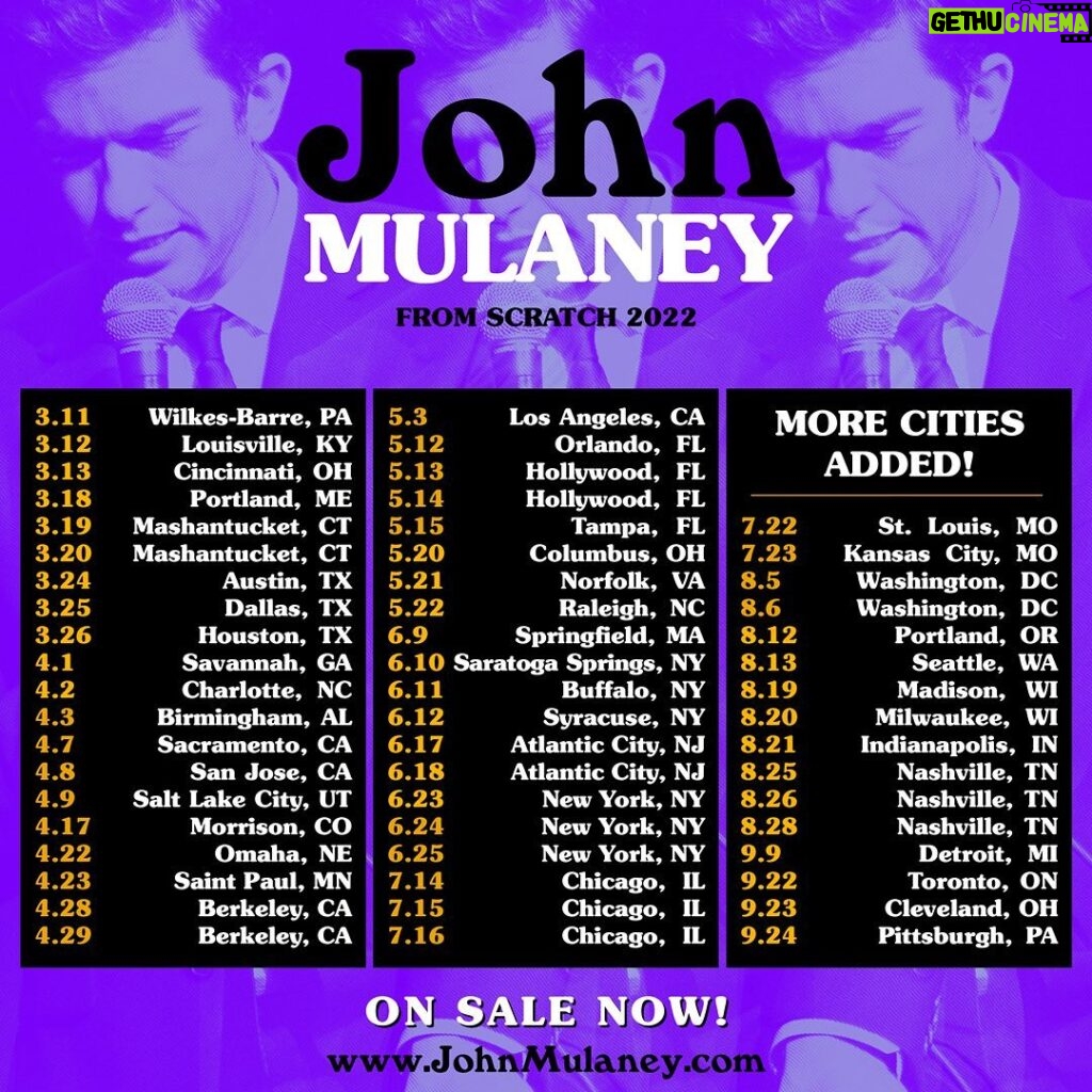 John Mulaney Instagram - ON SALE NOW
