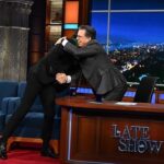 John Mulaney Instagram - Stephen Colbert: a friend for all seasons. I never won a medal before last night. Thank you @colbertlateshow. The Late Show with Stephen Colbert