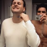 John Stamos Instagram - #FBF w/ @dcoulier - need a caption please…
