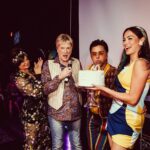 John Stamos Instagram - We officially celebrated my 60th this past weekend! It was a night to remember surrounded by the people I love the most. I’m truly blessed. More party content to come.. Shoutout to @SusieCakesBakery for the groovy cake and endless supply of cupcakes. I may or may not be eating one as I type this 👀