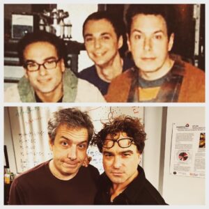 Johnny Galecki Instagram - Babies grow up. Or, in this case, @johnrossbowie grows less startled and me less showered.